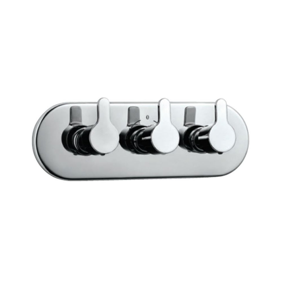 Jaquar Fusion Concealed 4-Way Divertor Set - Chrome
