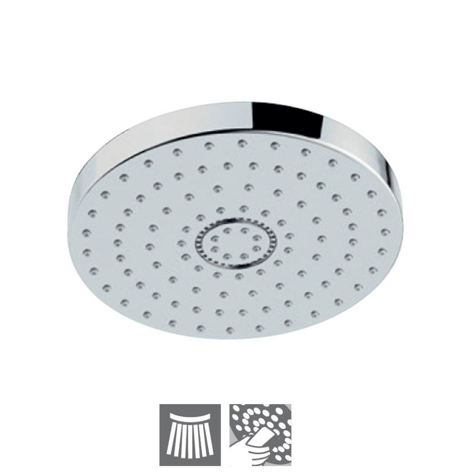 Jaquar Overhead Shower ø180mm Round Shape Single Flow - Chrome