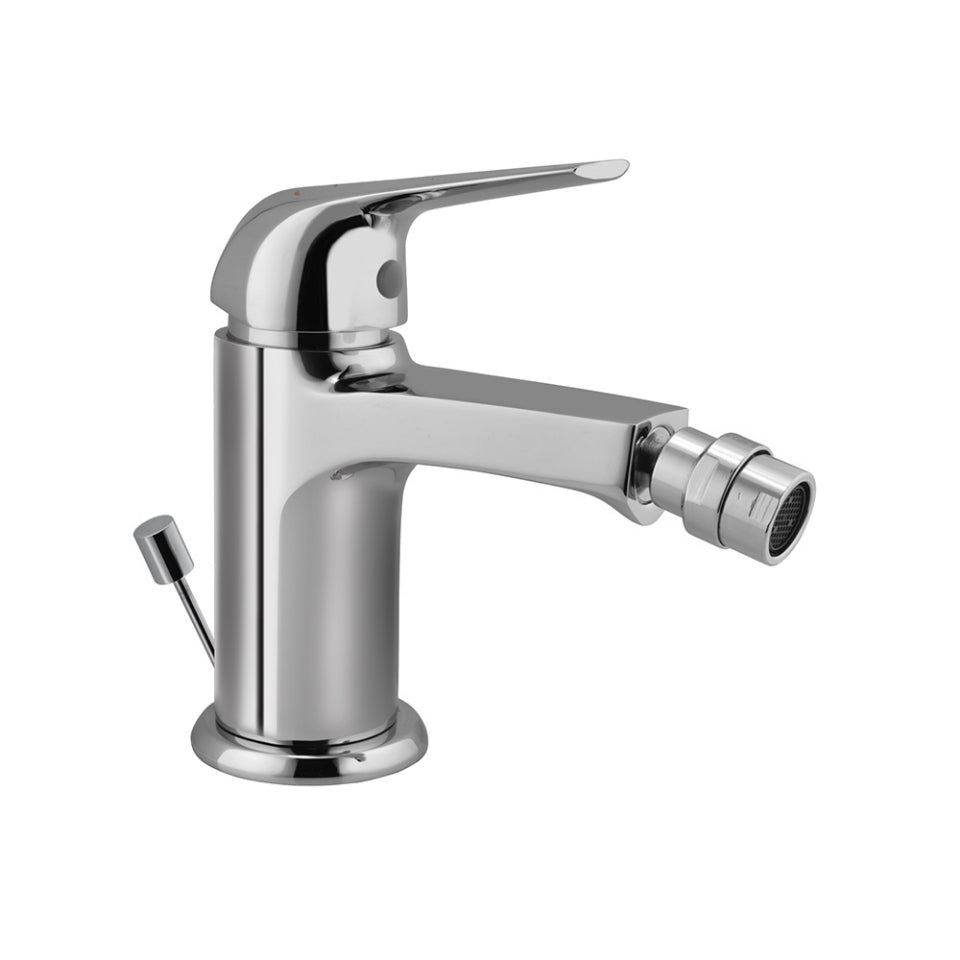 Jaquar Continental Prime Single Lever 1-Hole Bidet Mixer with Popup Waste System - Chrome
