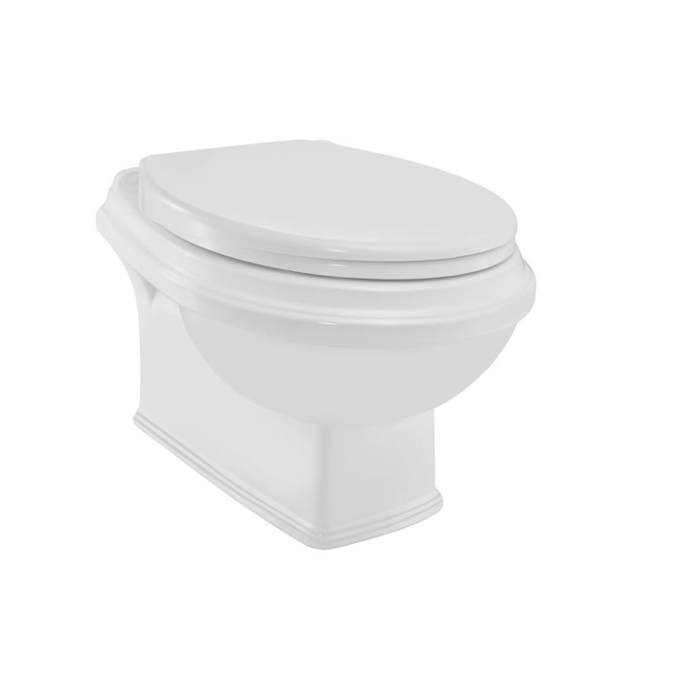 Jaquar Queens Prime Rimless Wall Hung WC - White