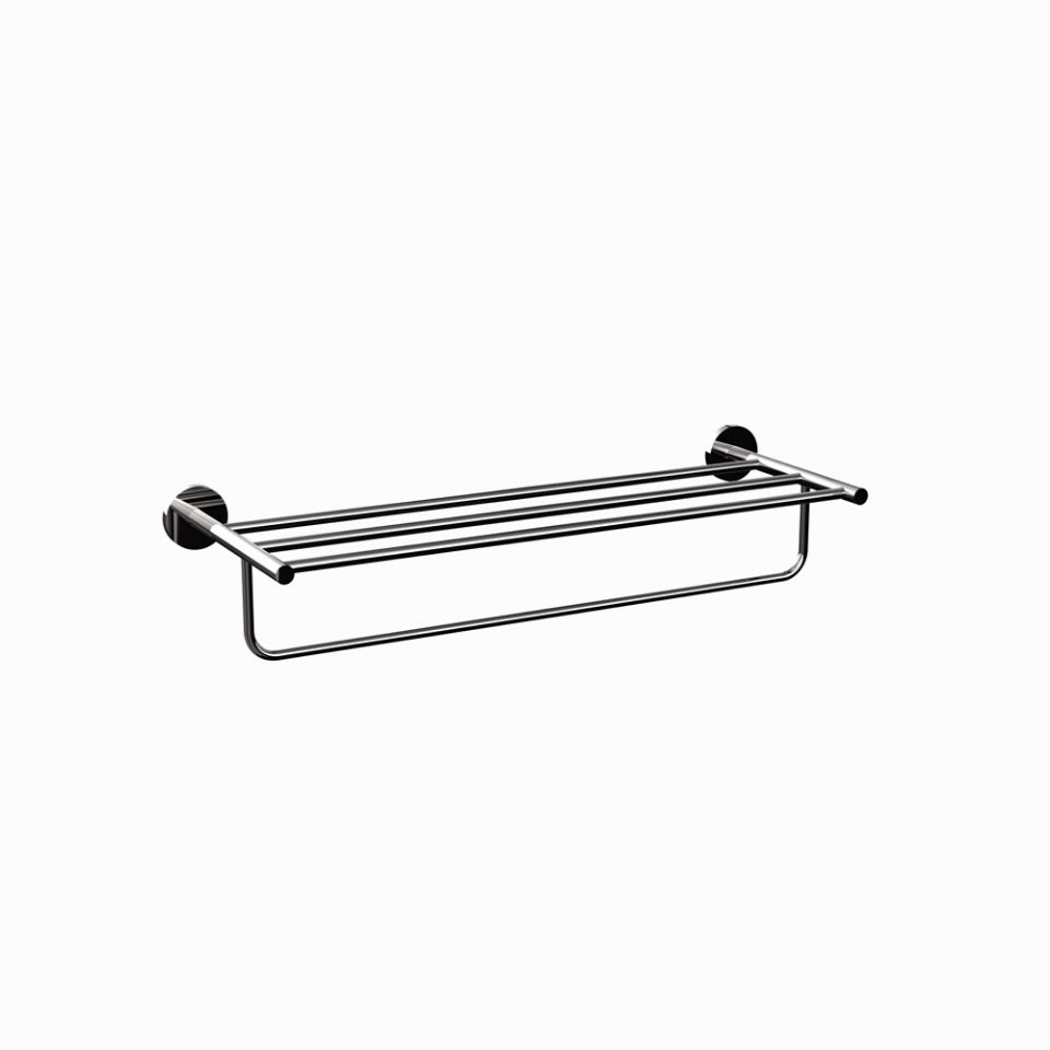 Jaquar Continental Towel Rack 600mm Long - Black Chrome