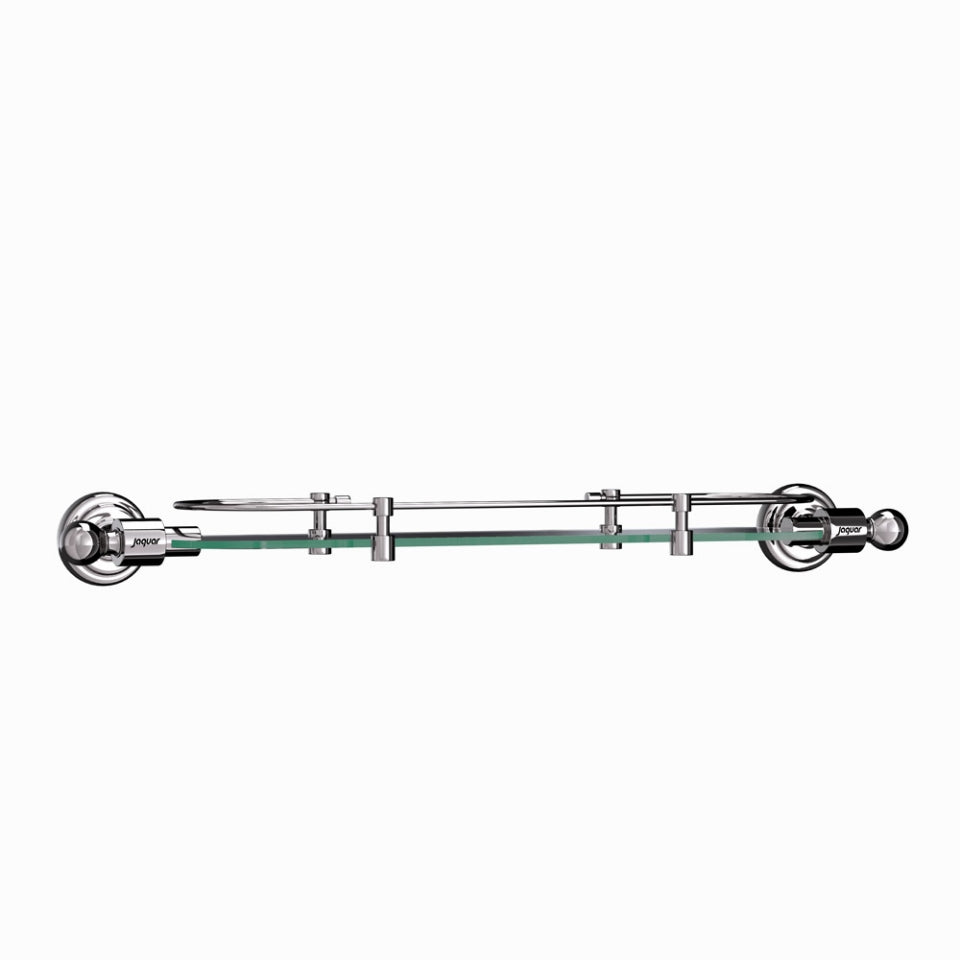 Jaquar Queens Glass Shelf - Black Chrome