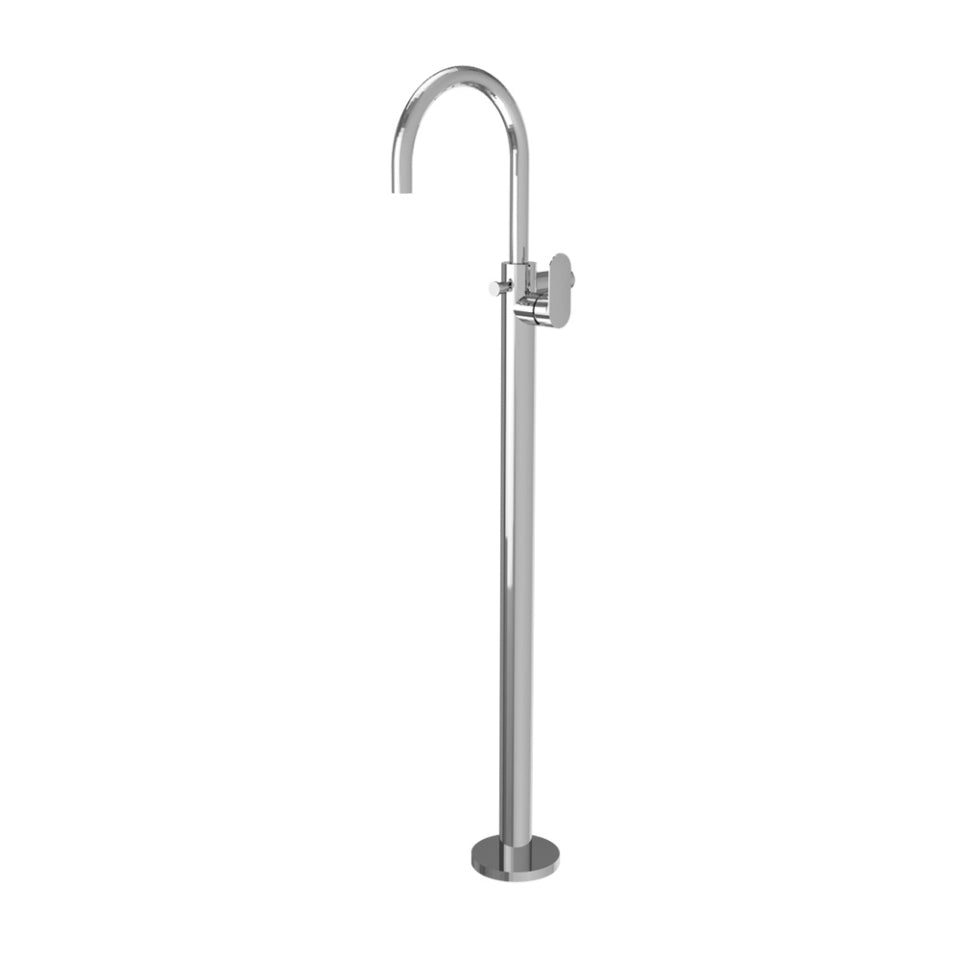 Jaquar Opal Prime Exposed Parts of Floor Mounted Single Lever Bath Mixer - Chrome