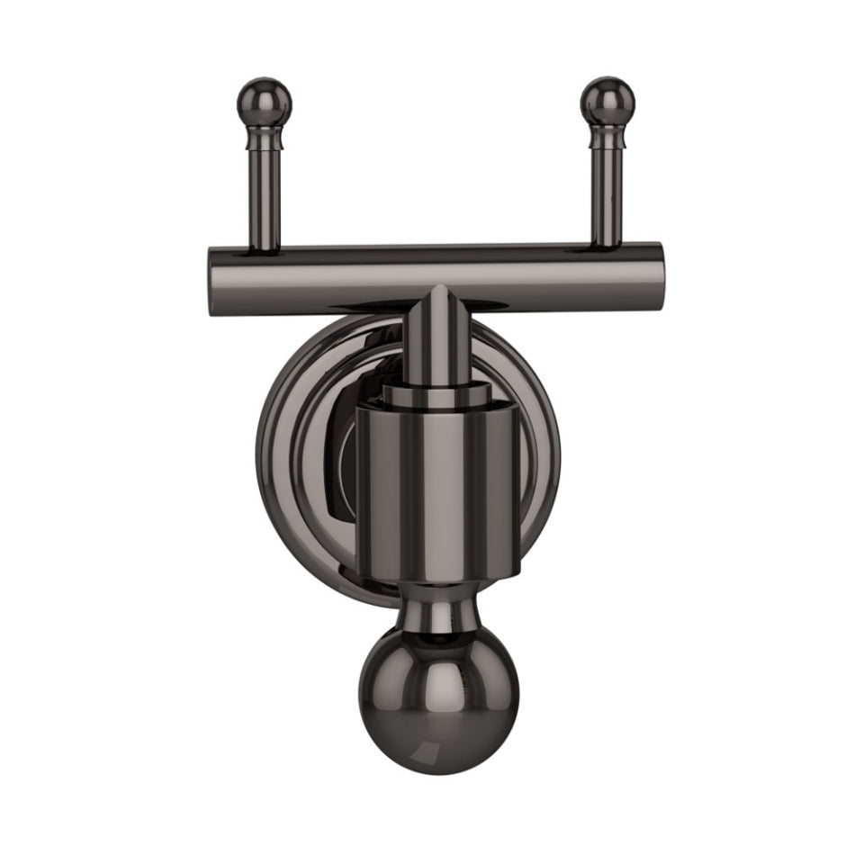 Jaquar Queens Double Coat Hook - Black Chrome