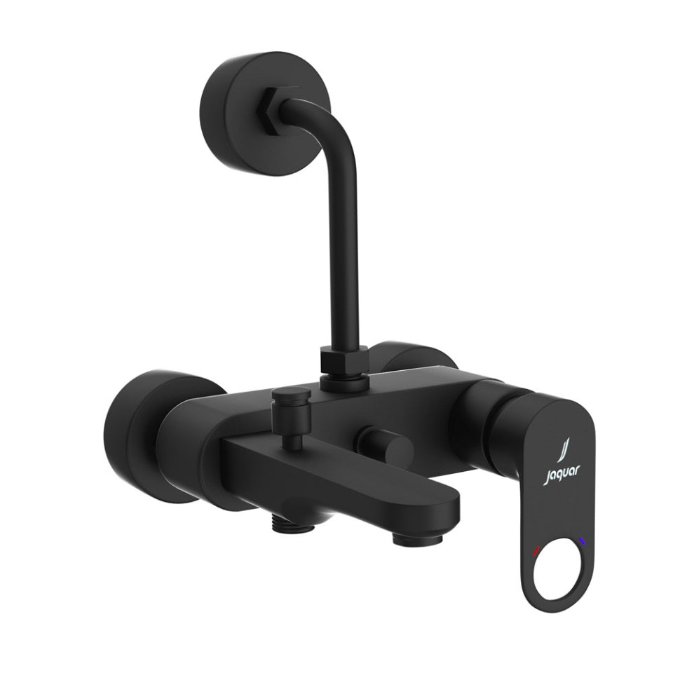 Jaquar Ornamix Prime Single Lever Wall Mixer 3-in-1 System - Black Matt