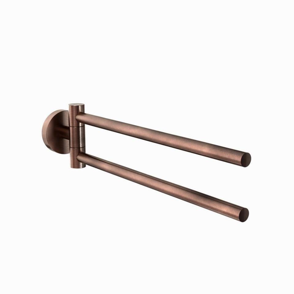 Jaquar Continental Swivel Towel Holder Twin Type - Antique Copper