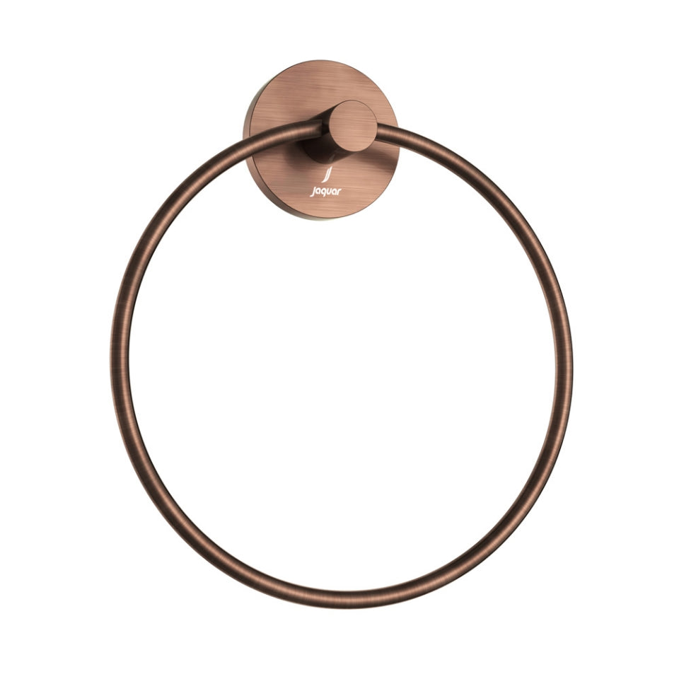 Jaquar Continental Towel Ring Round with Round Flange - Antique Copper