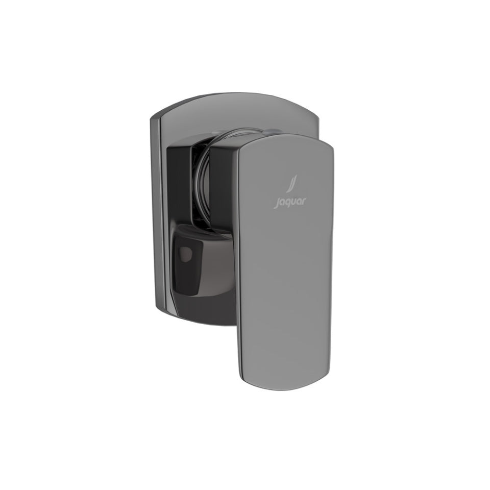Jaquar Kubix Prime Exposed Part Kit of Concealed Stop Cock & Flush Cock - Black Chrome