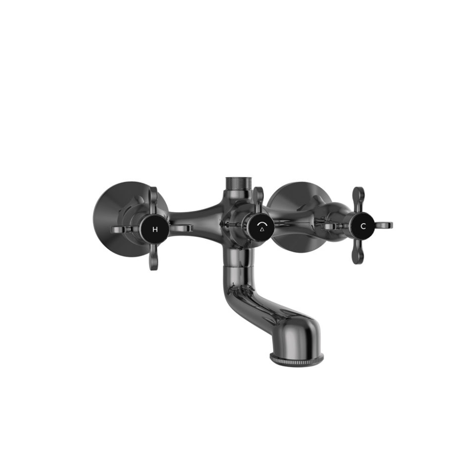 Jaquar Queens Prime Wall Mixer - Black Chrome