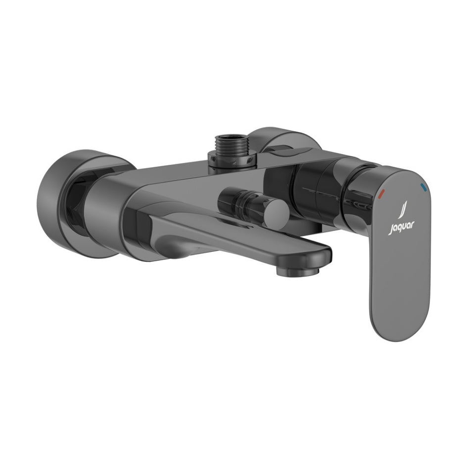 Jaquar Opal Prime Single Lever Bath & Shower Mixer - Black Chrome