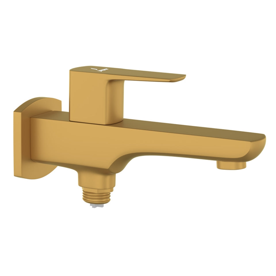 Jaquar Kubix Prime 2 Way Bib Cock - Gold Matt PVD