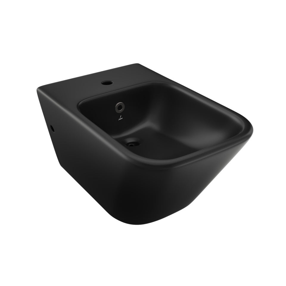 Jaquar Laguna Blind Installation Wall Hung Bidet - Black Matt