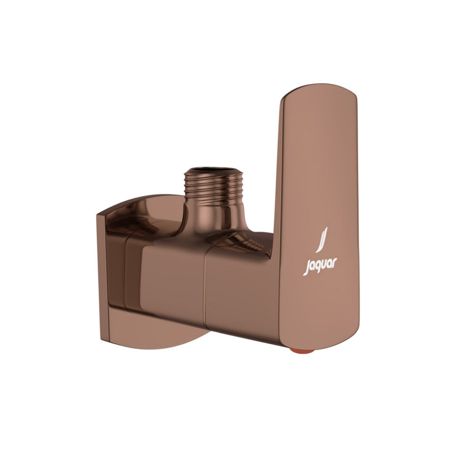 Jaquar Kubix Prime Angular Stop Cock - Blush Gold Bright PVD
