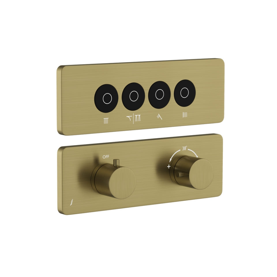 Jaquar Exposed Part Kit of Cloud Touch Shower System - Antique Bronze
