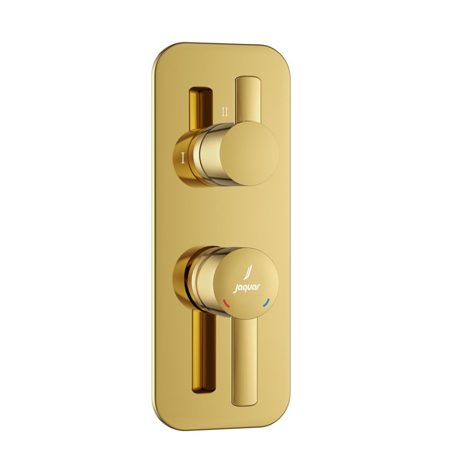Jaquar Fusion Prime Aquamax Exposed Part Kit of Single Lever Shower Mixer - Gold Bright PVD
