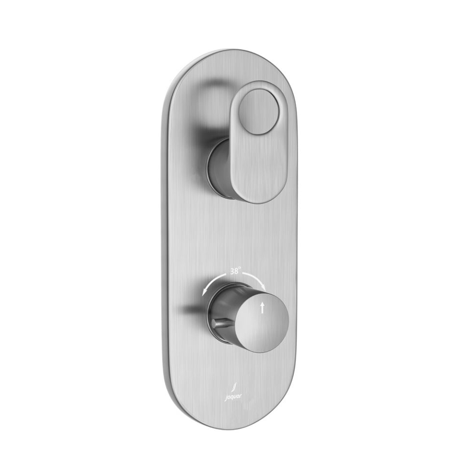 Jaquar Ornamix Prime Thermostatic Shower Mixer - Stainless Steel