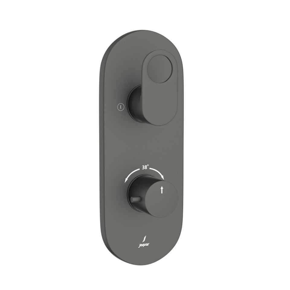Jaquar Ornamix Prime Aquamax Thermostatic Shower Mixer - Graphite