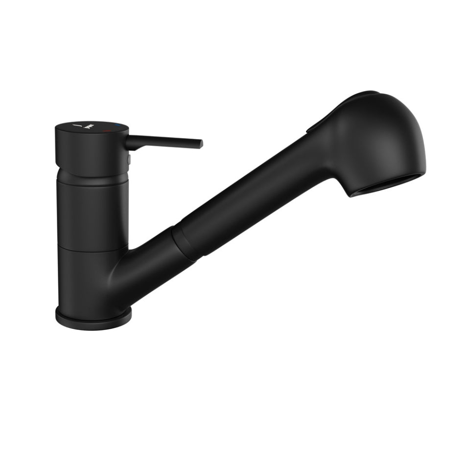 Jaquar Florentine Prime Single Lever Sink Mixer - Black Matt