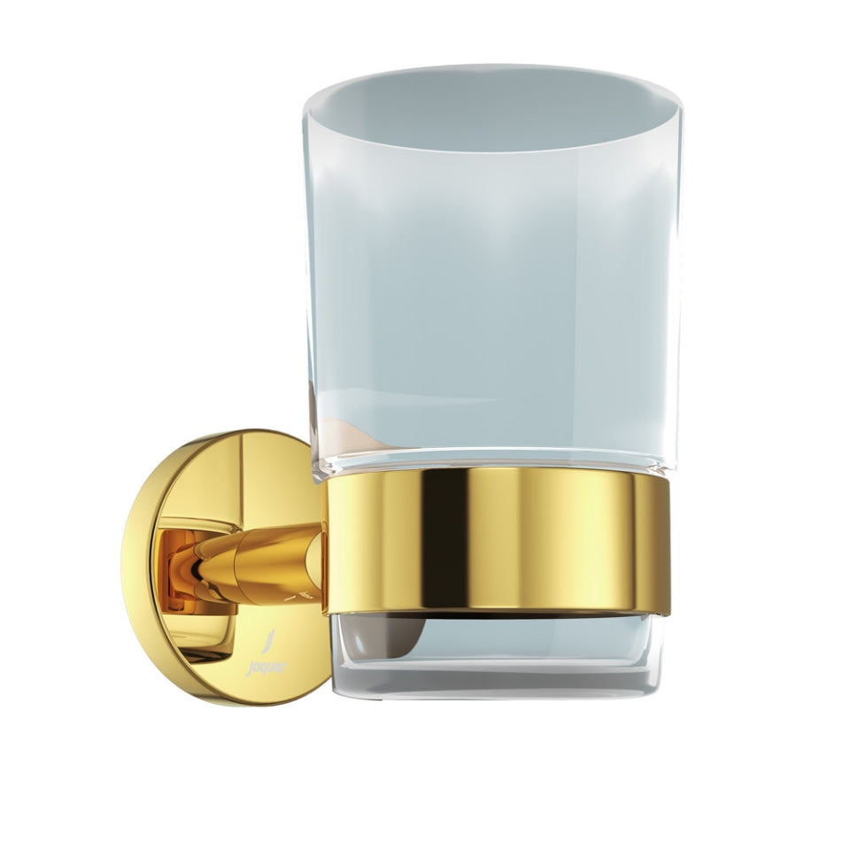 Jaquar Continental Tumbler Holder - Gold Bright PVD