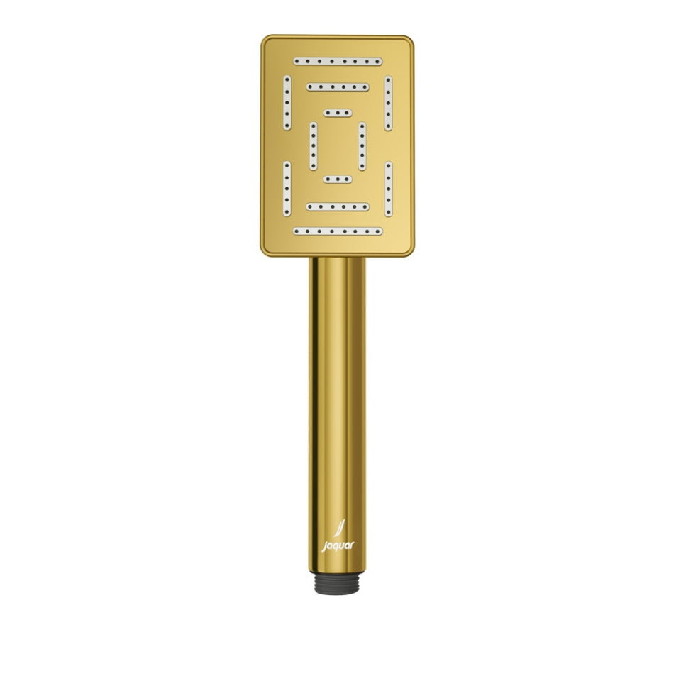 Jaquar Rectangular Shape Maze Metal Hand Shower - Gold Bright PVD