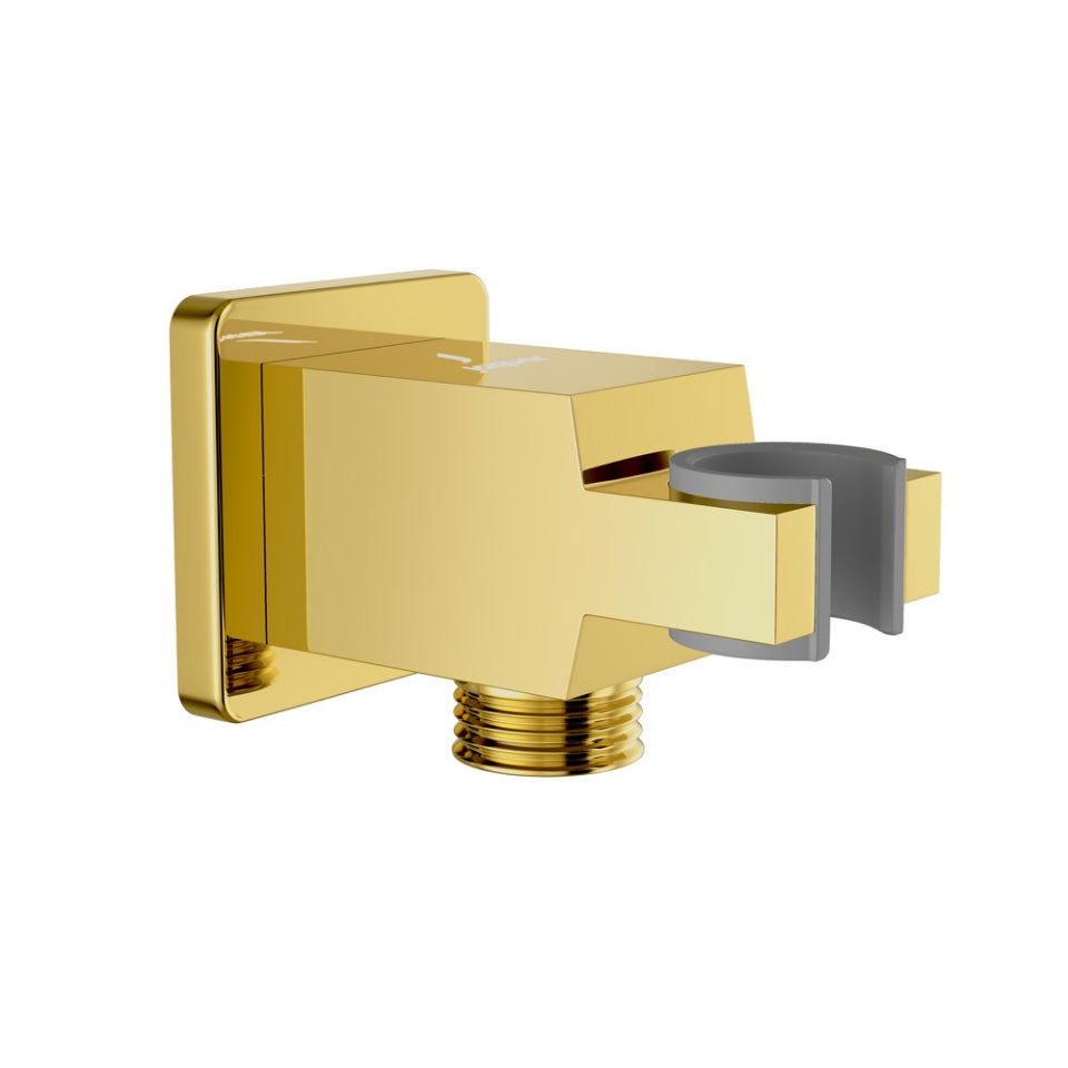 Jaquar Wall Outlet with Shower Hook - Gold Bright PVD