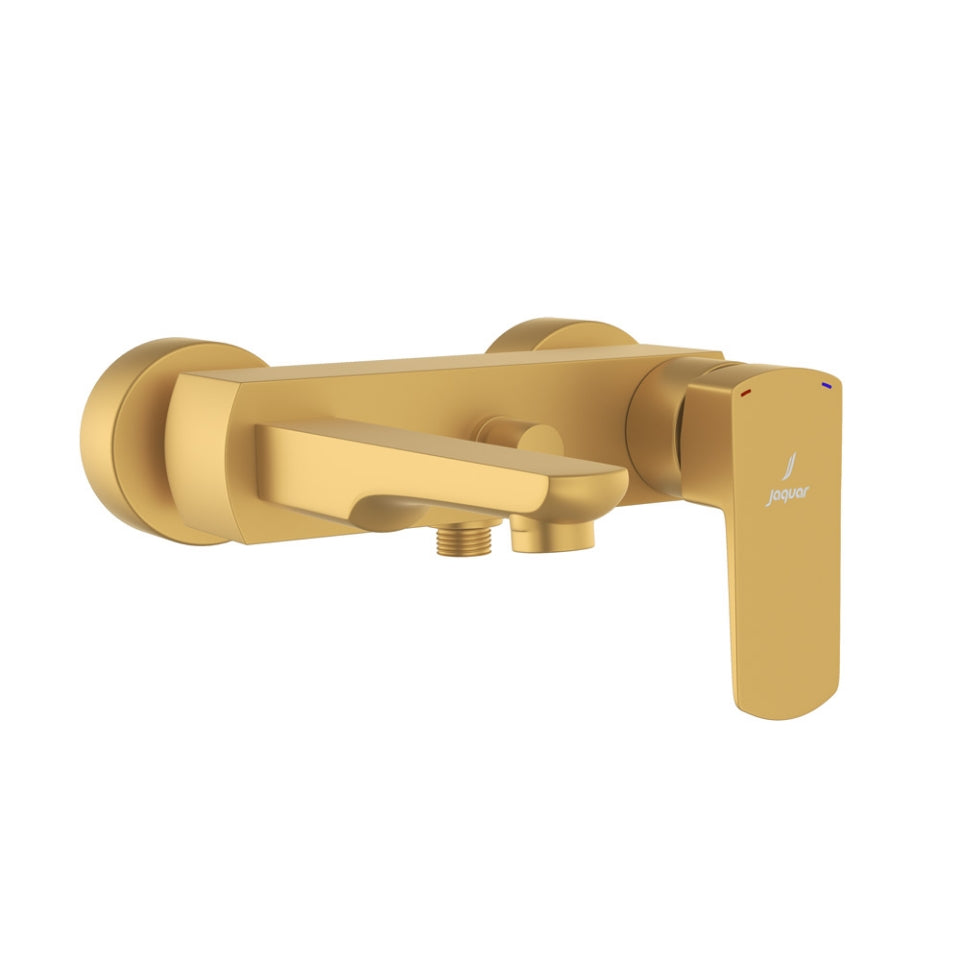 Jaquar Kubix Prime Single Lever Wall Mixer - Gold Matt PVD