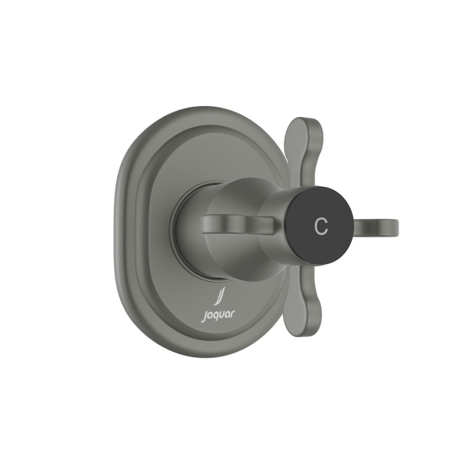 Jaquar Queens Prime Exposed Part Kit of Concealed Stop Cock Cold Only - Graphite