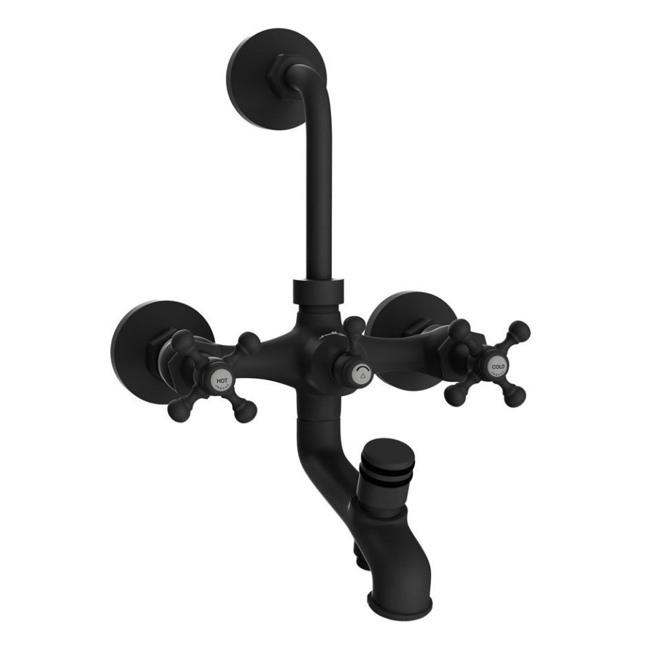 Jaquar Queens Wall Mixer 3-in-1 System - Black Matt