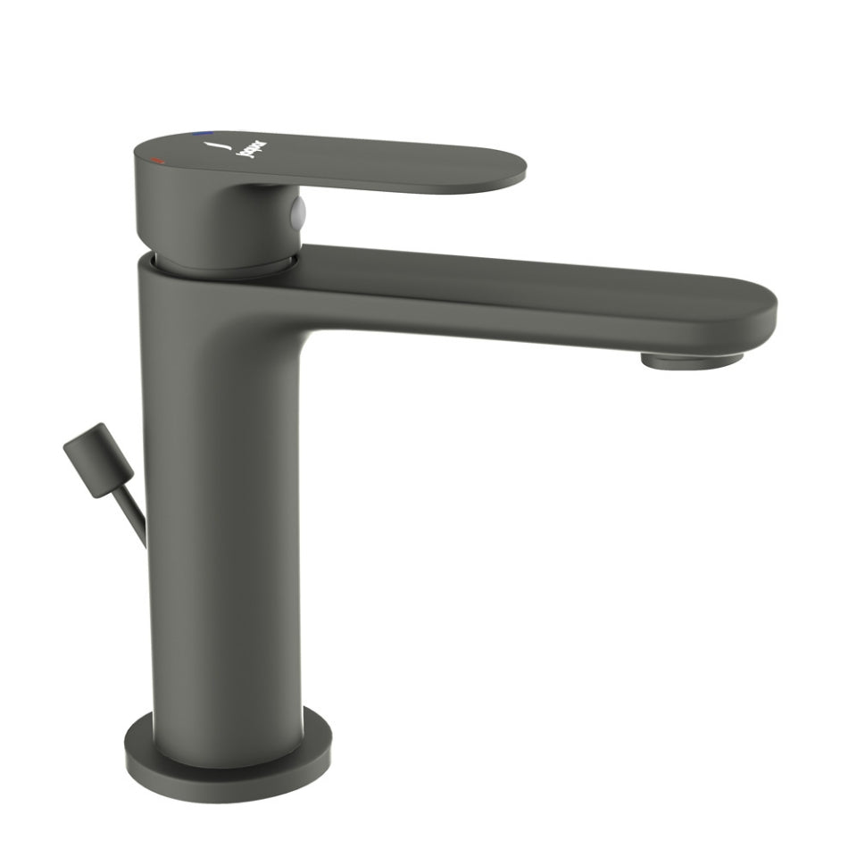 Jaquar Opal Prime Single Lever Basin Mixer with Popup Waste - Graphite