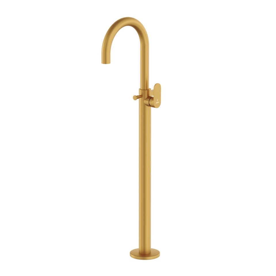 Jaquar Opal Prime Exposed Parts of Floor Mounted Single Lever Bath Mixer - Gold Matt PVD