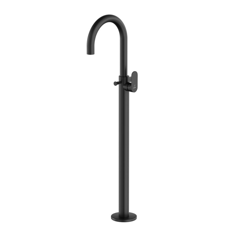 Jaquar Opal Prime Exposed Parts of Floor Mounted Single Lever Bath Mixer - Black Matt