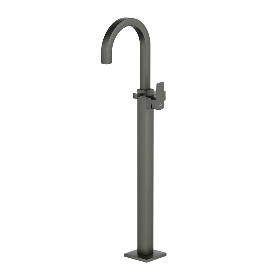 Jaquar Kubix Prime Exposed Parts of Floor Mounted Single Lever Bath Mixer - Graphite
