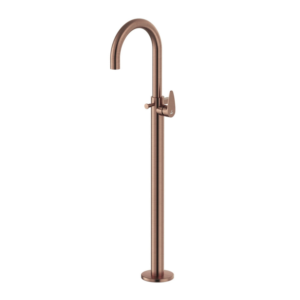 Jaquar Vignette Prime Exposed Parts of Floor Mounted Single Lever Bath Mixer - Antique Copper