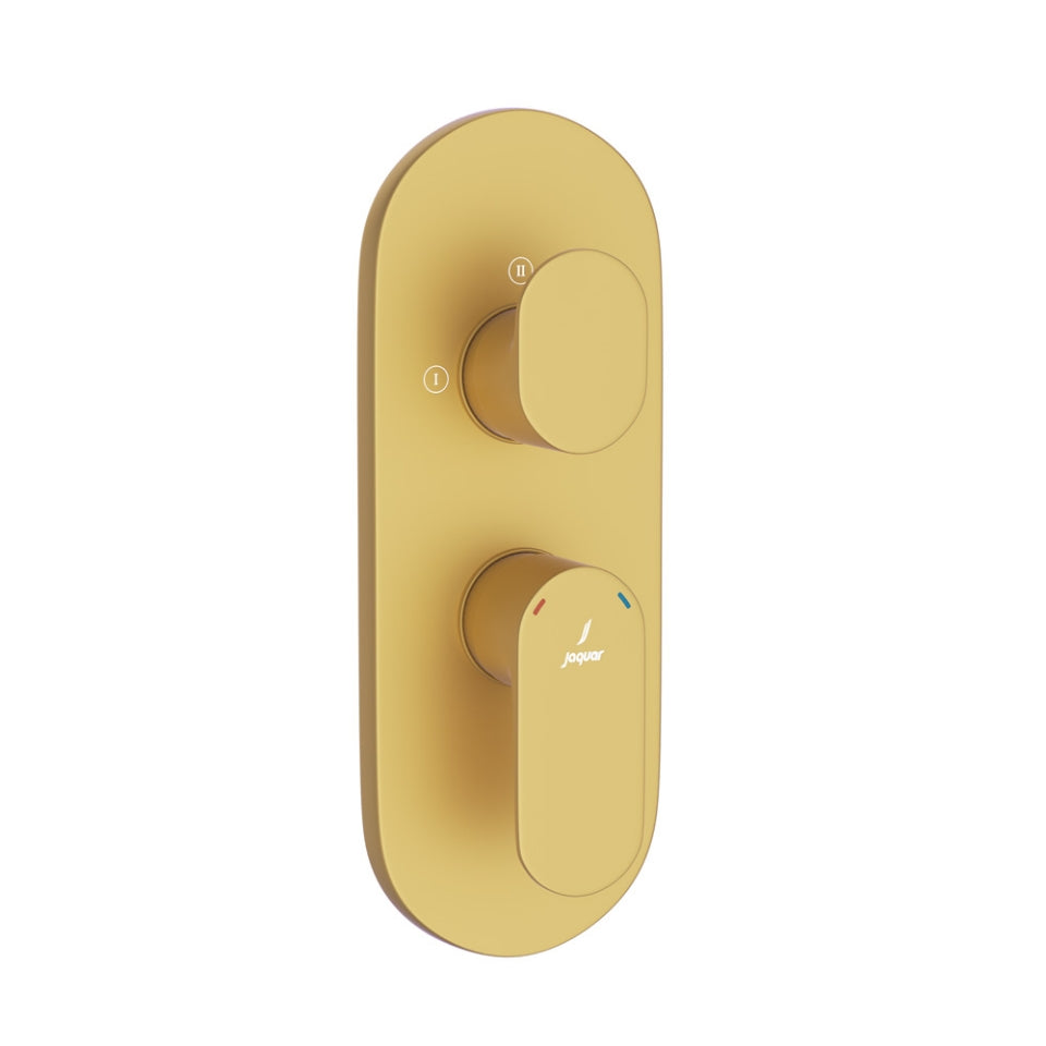 Jaquar Opal Prime Aquamax Exposed Part Kit of Single Lever Shower Mixer - Gold Matt PVD