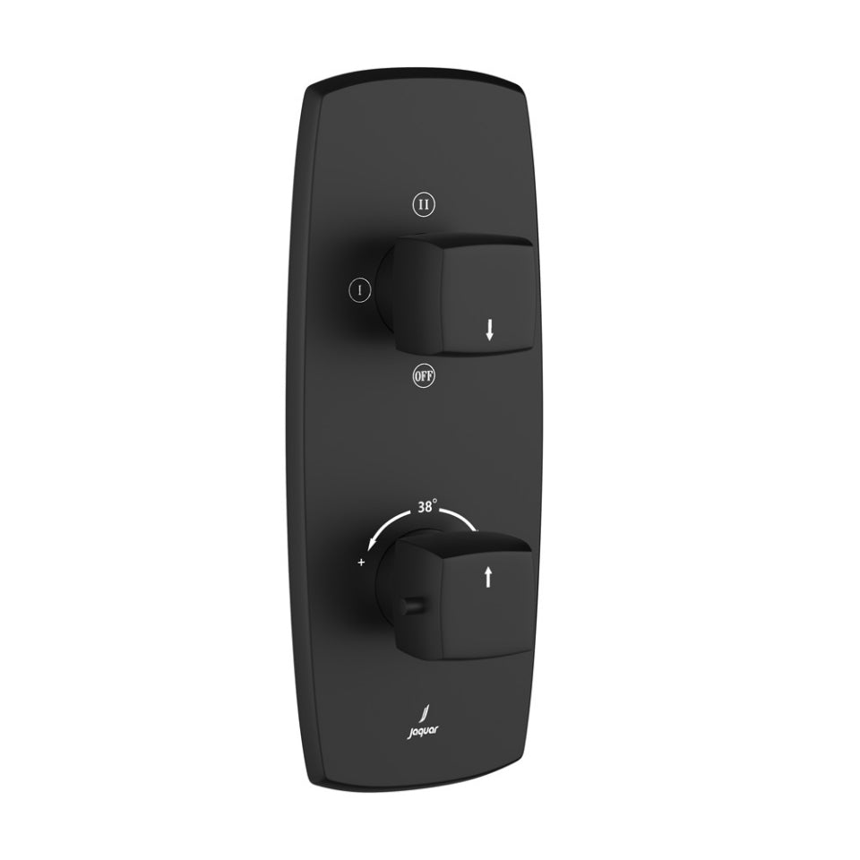 Jaquar Aquamax Thermostatic Shower Mixer - Black Matt