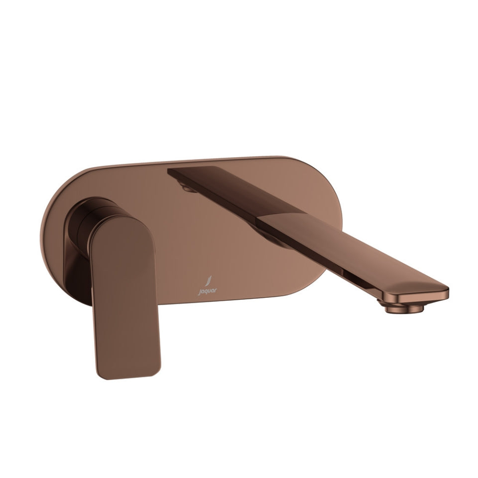 Jaquar Laguna Exposed Part Kit of Left Hand Side Operated Single Lever Basin Mixer - Blush Gold Bright PVD