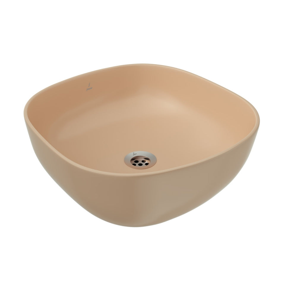 Jaquar Designer Thin Rim Table Top Basin - Beige Matt