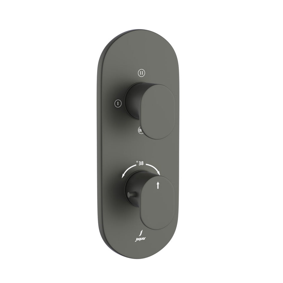 Jaquar Opal Prime Aquamax Thermostatic Shower Mixer - Graphite