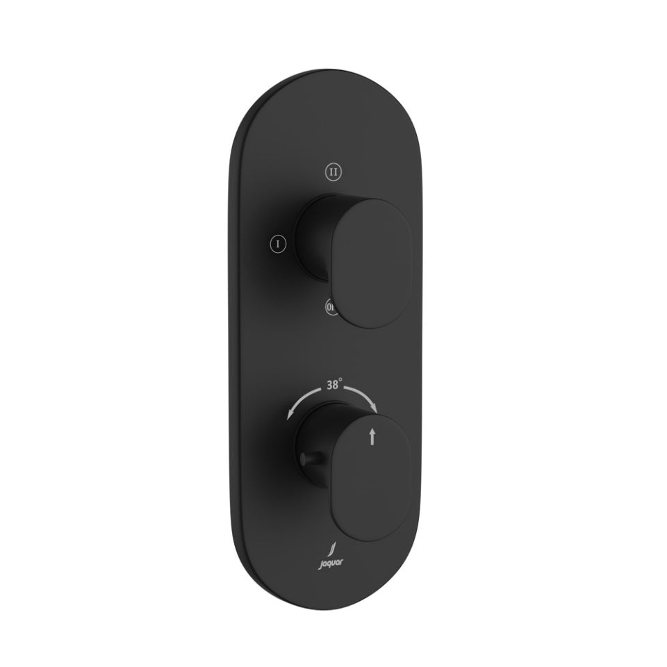 Jaquar Opal Prime Aquamax Thermostatic Shower Mixer - Black Matt