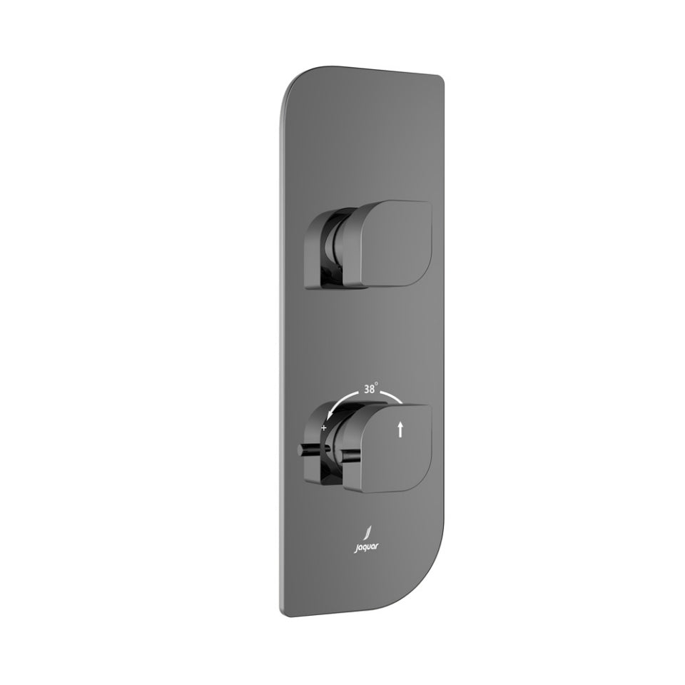 Jaquar Alive Aquamax Thermostatic Shower Mixer - Black Chrome