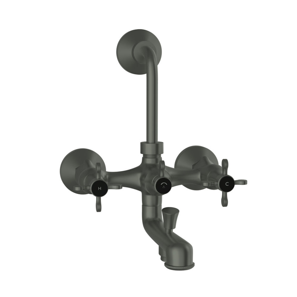 Jaquar Queens Prime Wall Mixer 3-in-1 System - Graphite