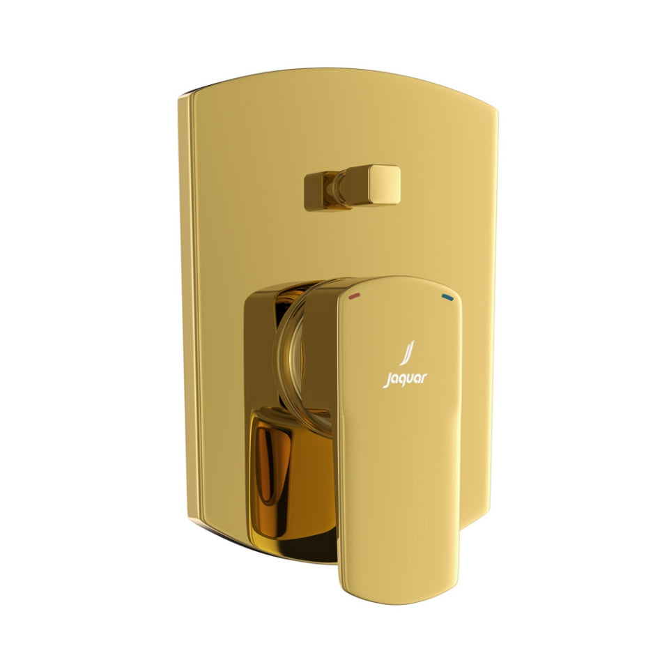 Jaquar Kubix Prime Single Lever Exposed Parts Kit of Diverter - Gold Bright PVD