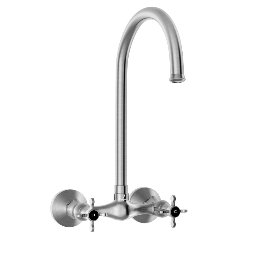 Jaquar Queens Prime Sink Mixer with Regular Swinging Spout - Stainless Steel