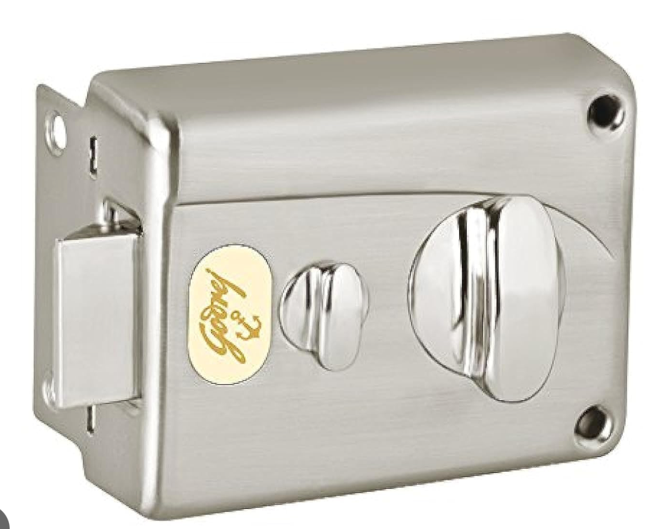 Godrej Locks Premium Night Latch 1CK Inside Opening (7666)