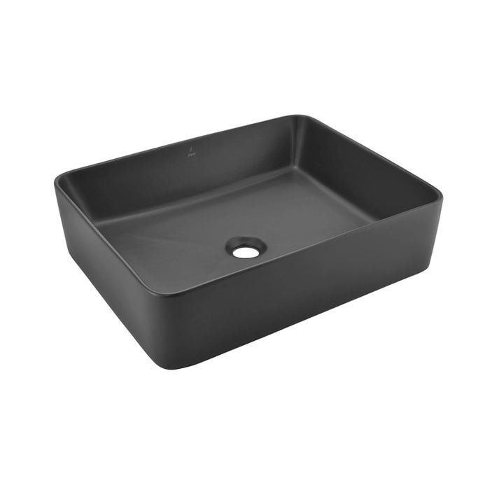 Jaquar JDR Thin Rim Table Top Basin In Black Matt (JDS-BLM-25907N)