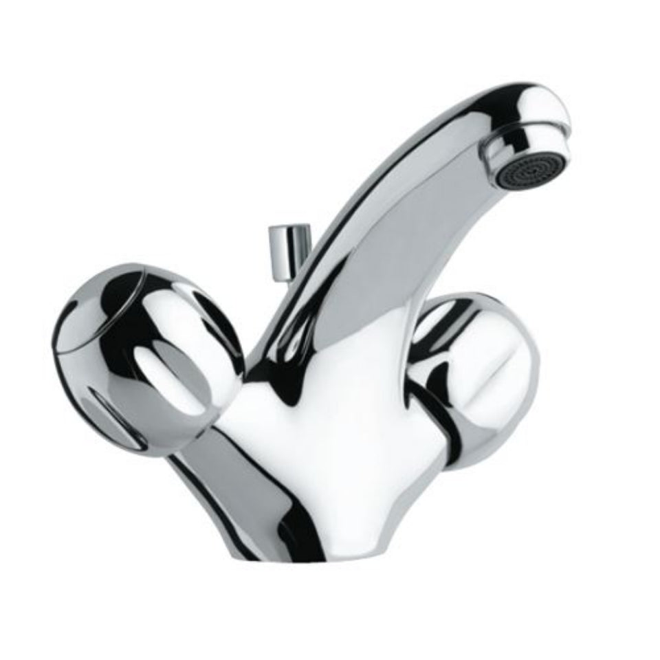 Jaquar Clarion Central Hole Basin Mixer - Chrome