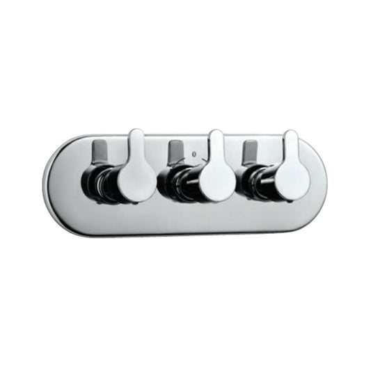 Jaquar Fusion Concealed 4-Way Divertor Set - Chrome