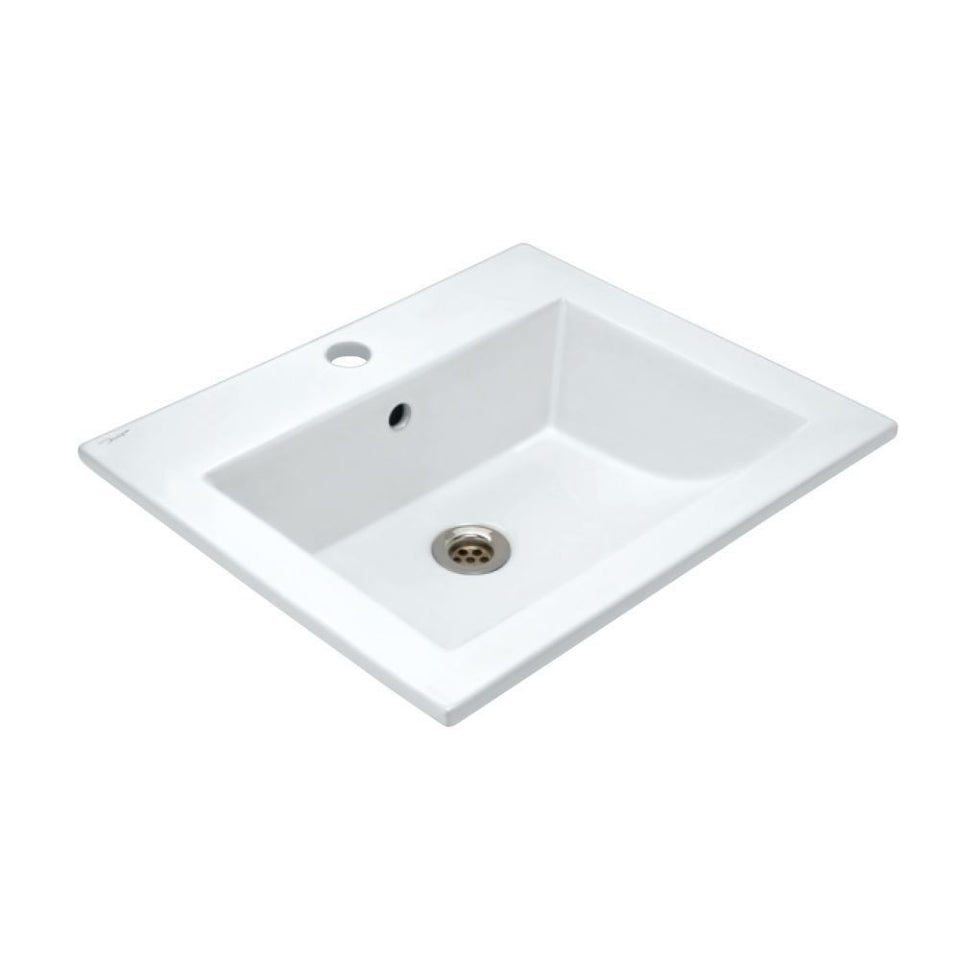 Jaquar Kubix Prime Counter Top Basin - White