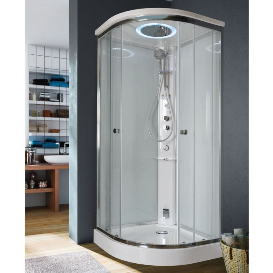 Jaquar Archimede Steam Cabin (Corner) - White