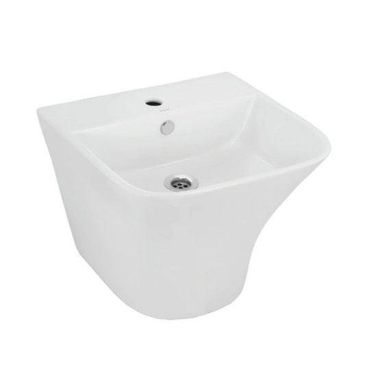 Jaquar Aria Wall Mounted Wash Basin - White